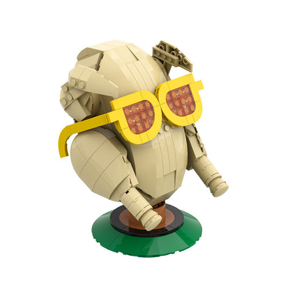 friends turkey head building set | lego compatible - 2