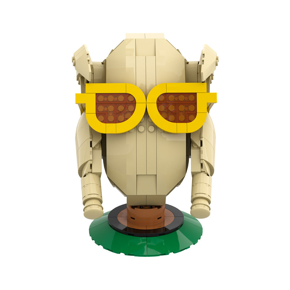 friends turkey head building set | lego compatible - 5
