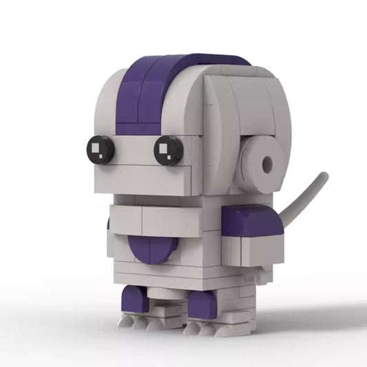 frieza brickheadz building set | dragon ball moc | moc-81493 - 1