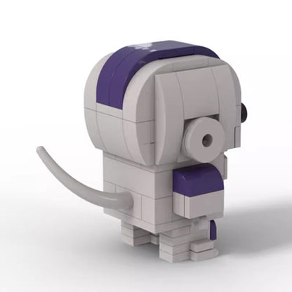 frieza brickheadz building set | dragon ball moc | moc-81493 - 2