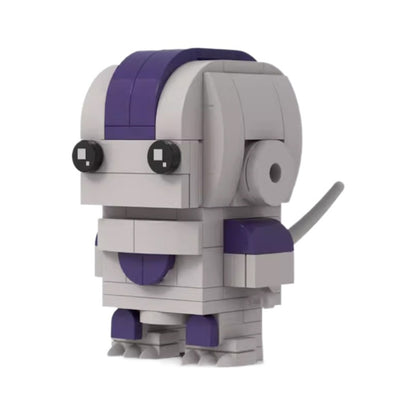 frieza brickheadz building set | dragon ball moc | moc-81493 - 3