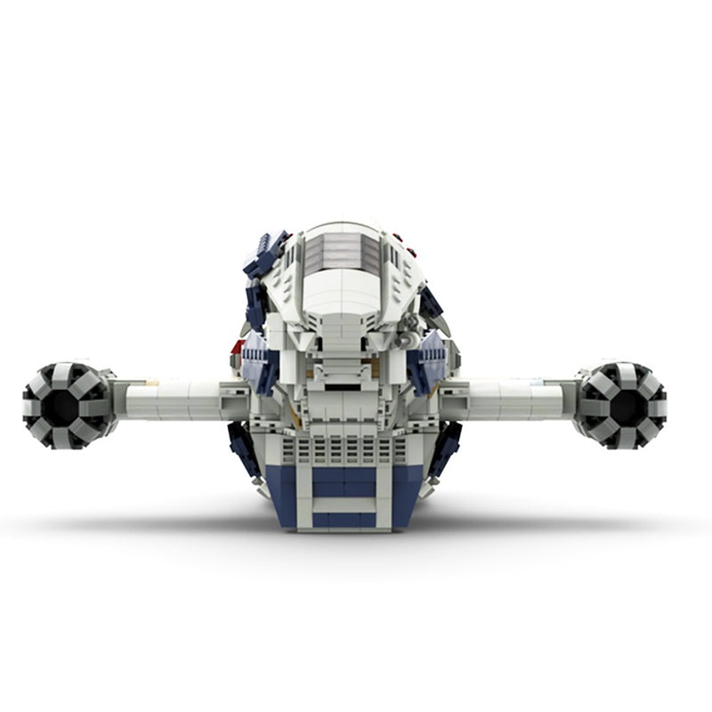 Frontier Space Cargo Transport Ship Building Kit |  Mid Scale LEGO-Compatible MOC - 3