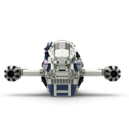 Frontier Space Cargo Transport Ship Building Kit |  Mid Scale LEGO-Compatible MOC - 3