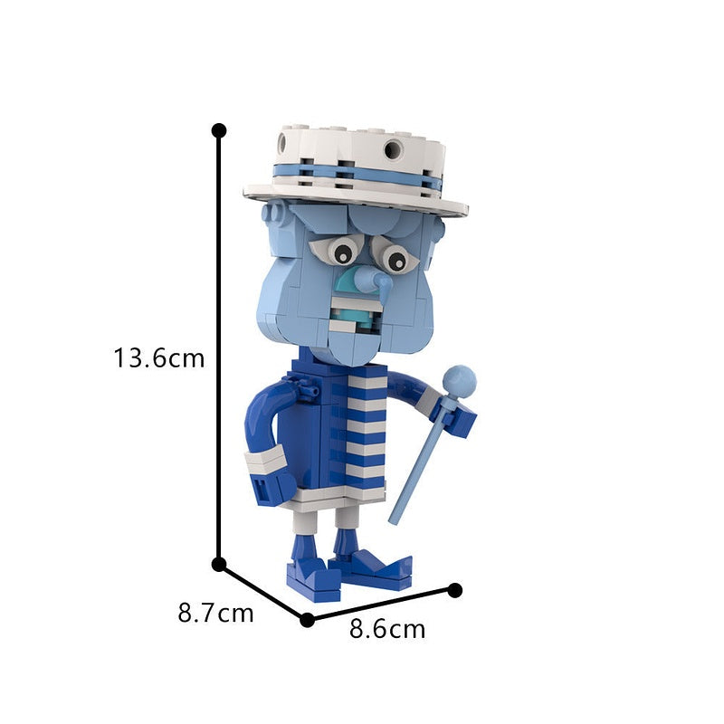 Frost & Flame Cube Character MOC Building Kit - 4