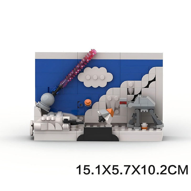 Frozen Ice Planet Postcard Building Kit | Compatible MOC - 2