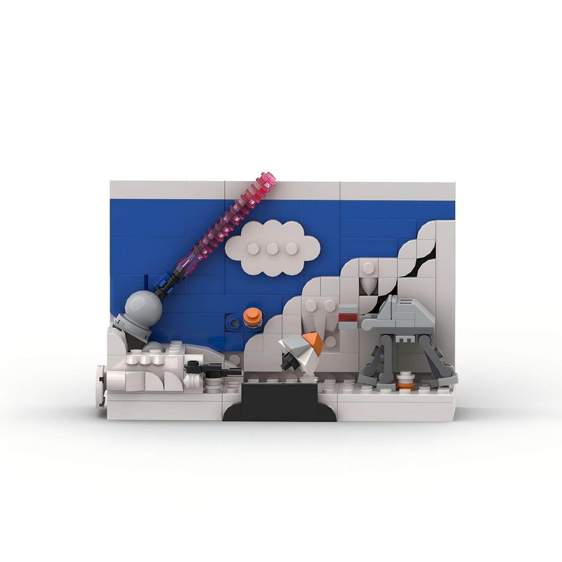Frozen Ice Planet Postcard Building Kit | LEGO-Compatible MOC - 3
