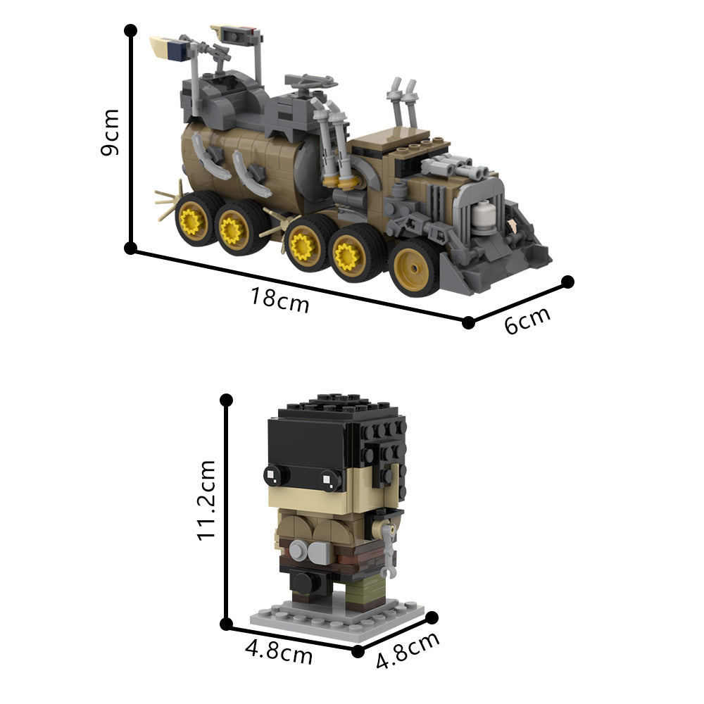furiosa and war rig building set | mad max | moc-202186 - 3