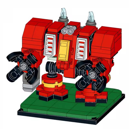furioso dreadnought mini building set | warhammer 40k | moc-114546 - 5