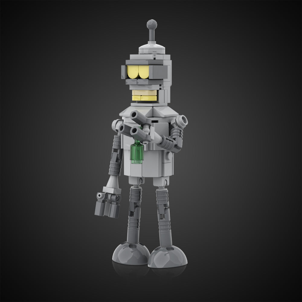 futurama bender building set | lego compatible - 1