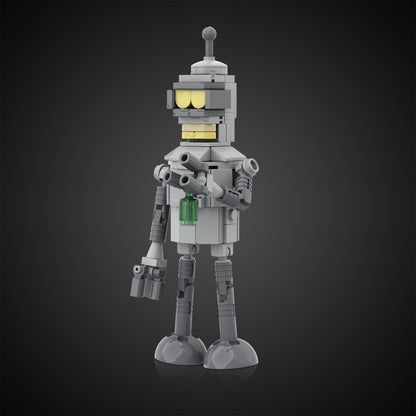 futurama bender building set | lego compatible - 1