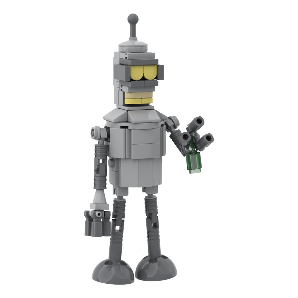 futurama bender building set | lego compatible - 3