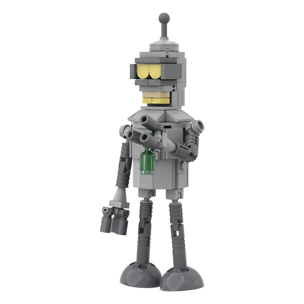 futurama bender building set | lego compatible - 5