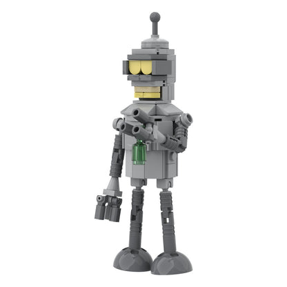futurama bender building set | lego compatible - 5