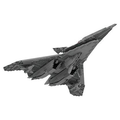 Futuristic ADF-11F Stealth Fighter Jet MOC Building Kit - 3