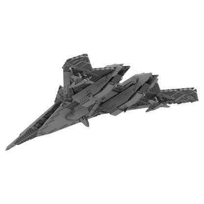 Futuristic ADF-11F Stealth Fighter Jet MOC Building Kit - 4