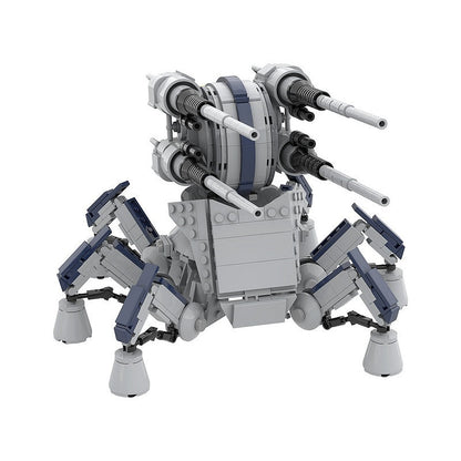 Futuristic Anti-Aircraft Artillery MOC Building Kit Sci-Fi Defense Model - 2
