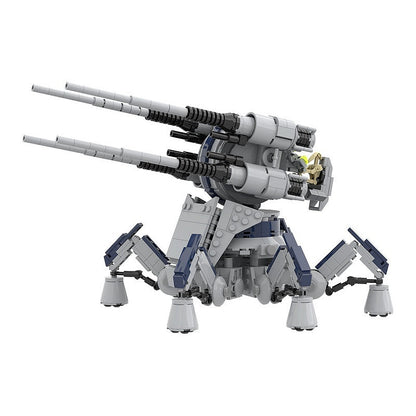 Futuristic Anti-Aircraft Artillery MOC Building Kit Sci-Fi Defense Model - 4