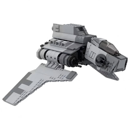 Futuristic Attack Shuttle MOC Building Kit | Sci-Fi Spacecraft Model - 2