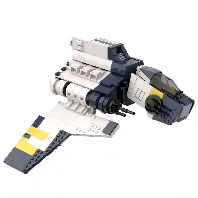 Futuristic Attack Shuttle MOC Building Kit | Sci-Fi Spacecraft Model - 3