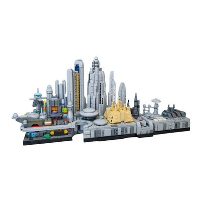 Futuristic Capital Skyline MOC Building Kit | Sci-Fi City Architecture - 1