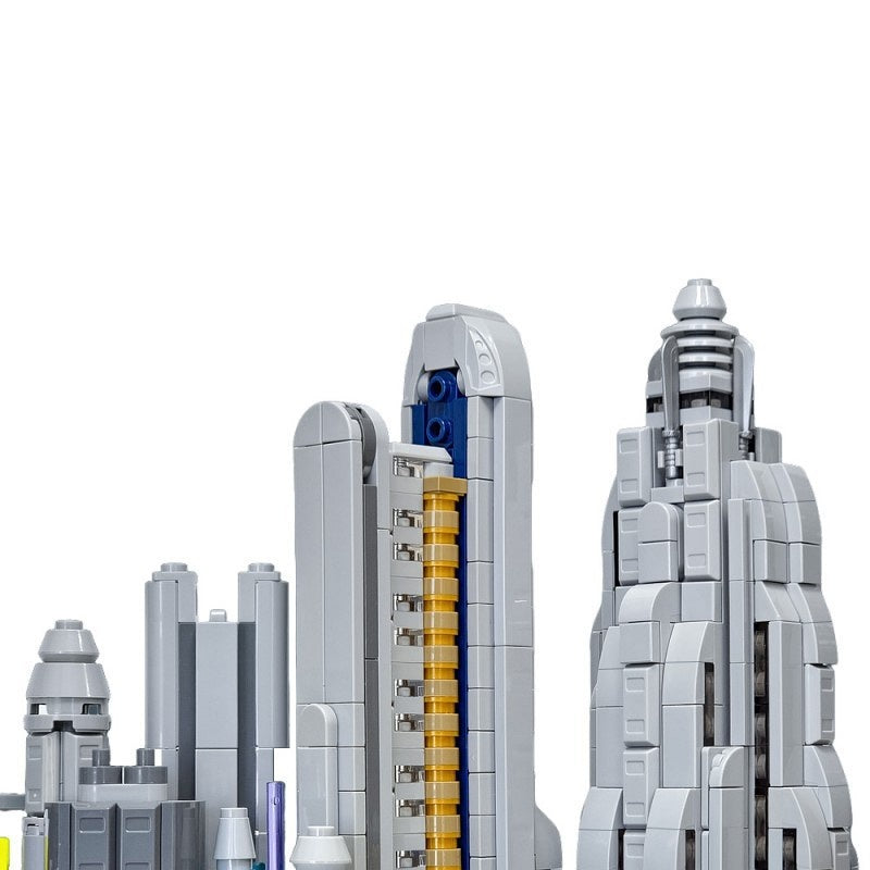 Futuristic Capital Skyline MOC Building Kit | Sci-Fi City Architecture - 2