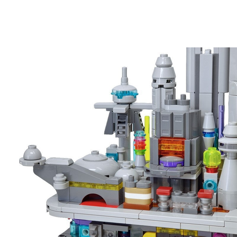 Futuristic Capital Skyline MOC Building Kit | Sci-Fi City Architecture - 4