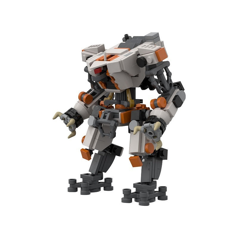Futuristic Combat Mech MOC Building Kit | Advanced Battle Robot Model - 1