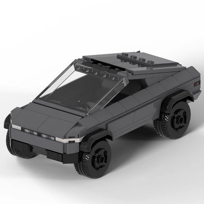 Futuristic Cyber Pickup Truck Building Kit | LEGO-Compatible MOC - 1