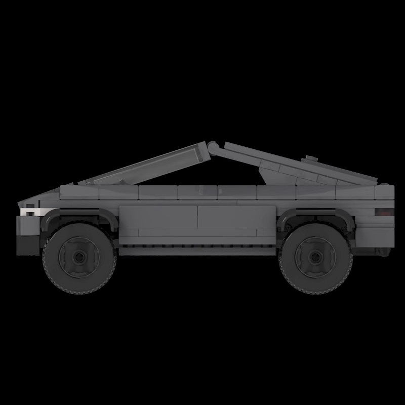 Futuristic Cyber Pickup Truck Building Kit | LEGO-Compatible MOC - 2