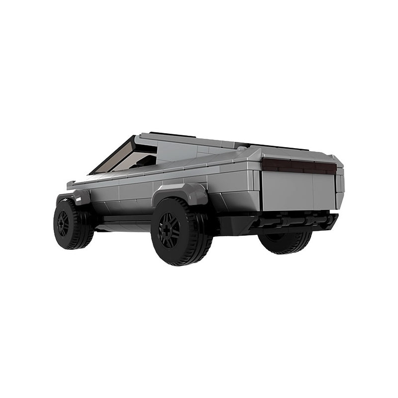 Futuristic Cyber Pickup Truck Building Kit | LEGO-Compatible MOC - 3