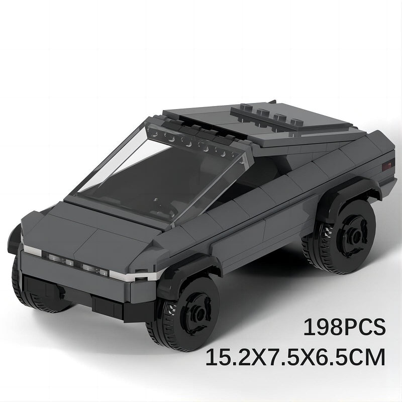 Futuristic Cyber Pickup Truck Building Kit | LEGO-Compatible MOC - 3