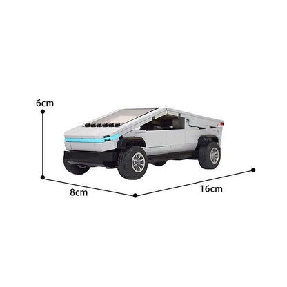 Futuristic Cyber Pickup Truck MOC Building Kit | Sci-Fi Vehicle Model - 2