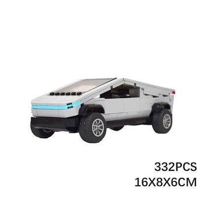 Futuristic Cyber Pickup Truck MOC Building Kit | Sci-Fi Vehicle Model - 3