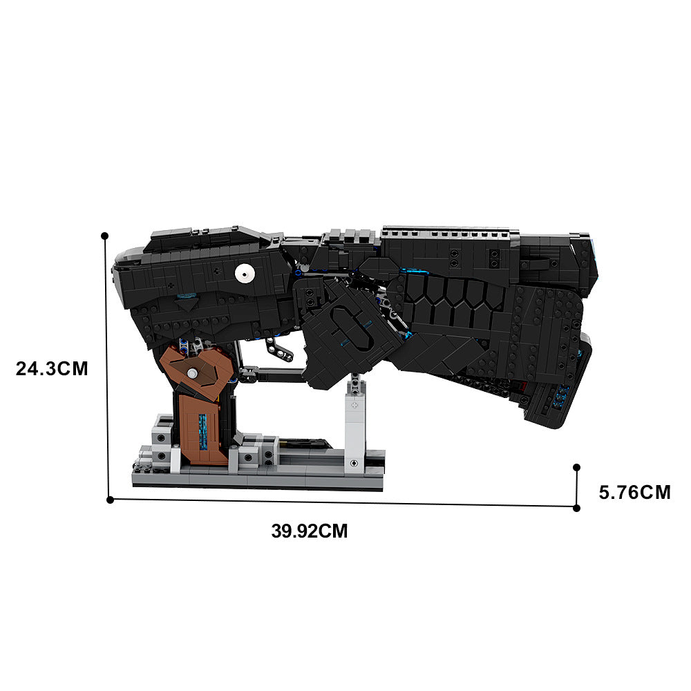 Futuristic Cyber-Police Handgun Building Kits 4