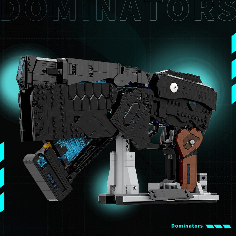 Futuristic Cyber Police Handgun MOC Building Kit | Sci-Fi Display Model - 2