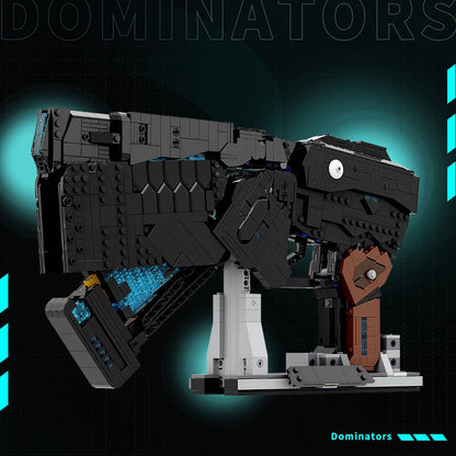 Futuristic Cyber Police Handgun MOC Building Kit | Sci-Fi Display Model - 2