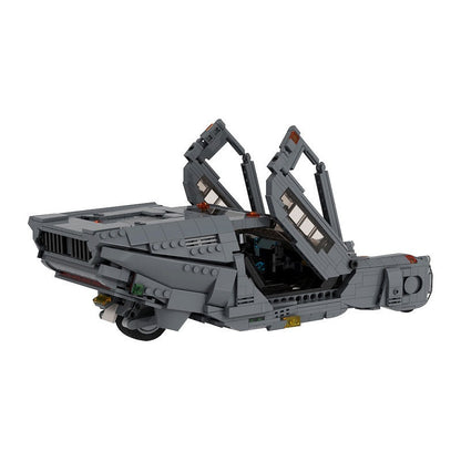 Futuristic Flying Patrol Vehicle MOC Building Kit - 2