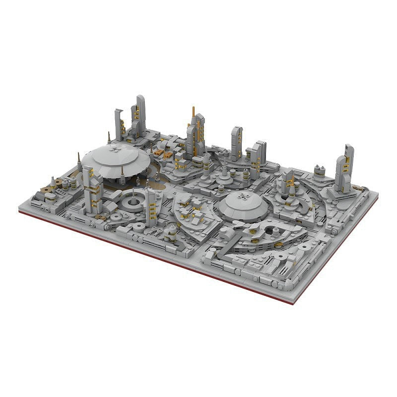 Futuristic Galactic Senate City MOC Diorama Building Kit - 1
