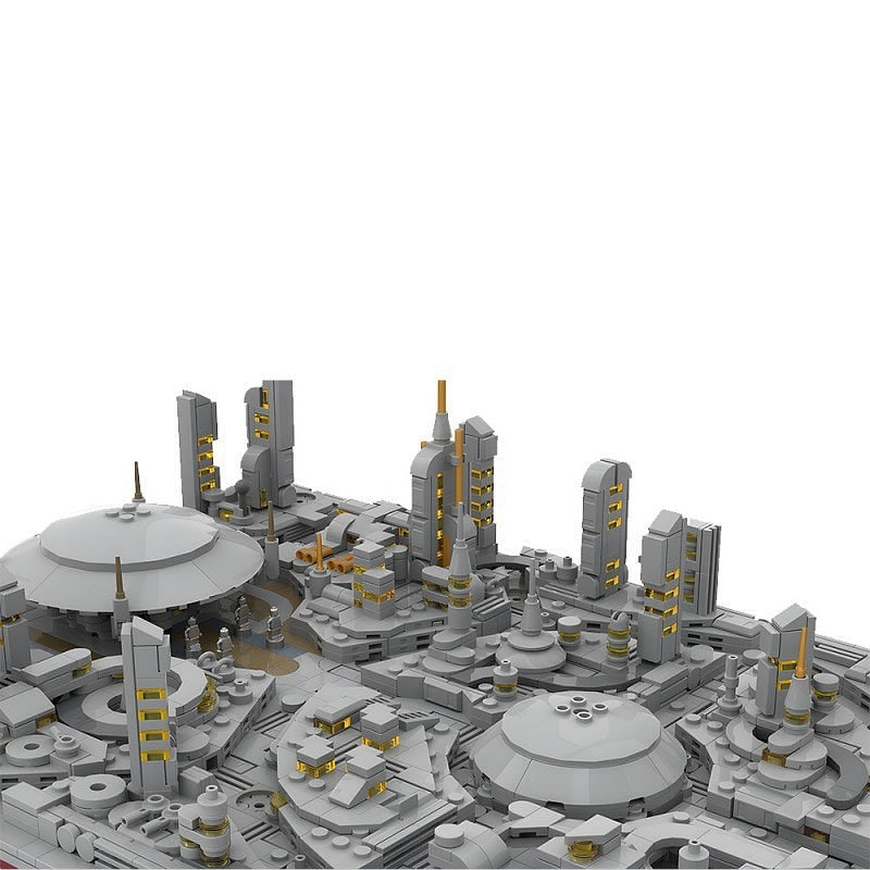 Futuristic Galactic Senate City MOC Diorama Building Kit - 2
