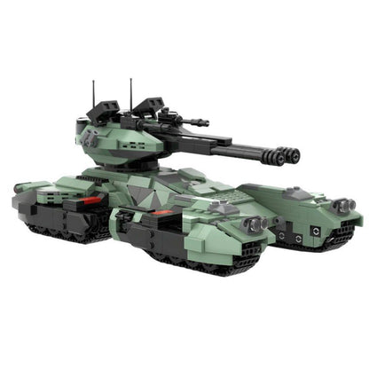 Futuristic Heavy Multi-Track Battle Tank Building Kit | LEGO-Compatible MOC - 2