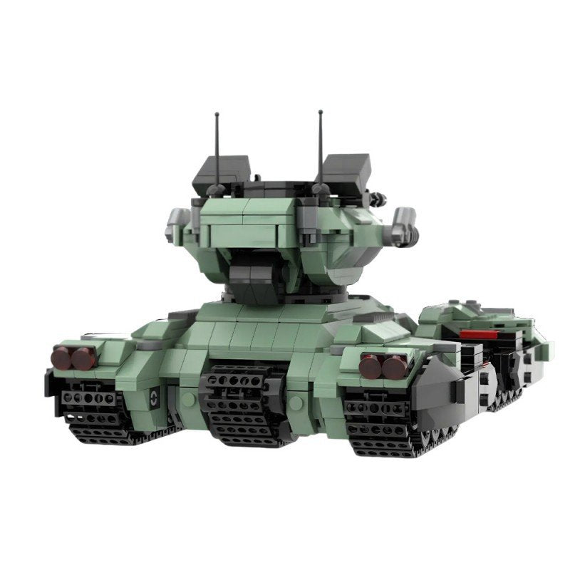 Futuristic Heavy Multi-Track Battle Tank Building Kit | LEGO-Compatible MOC - 3