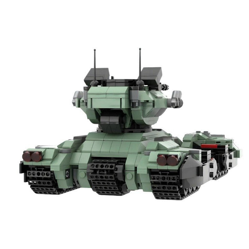 Futuristic Heavy Multi-Track Battle Tank MOC Building Kit - 3