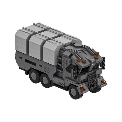 futuristic military truck building set - 2