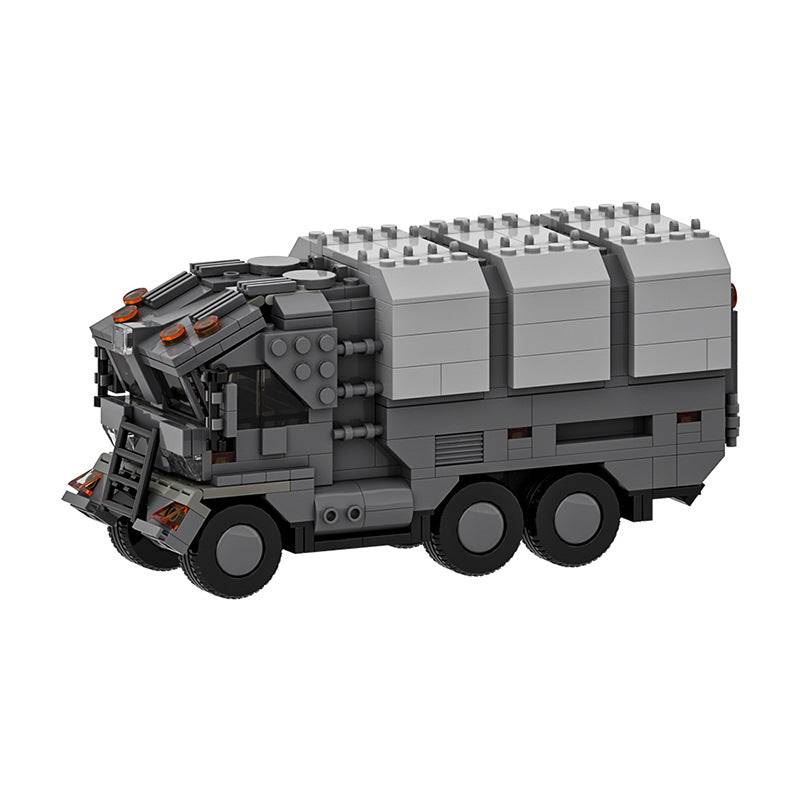 futuristic military truck building set - 5