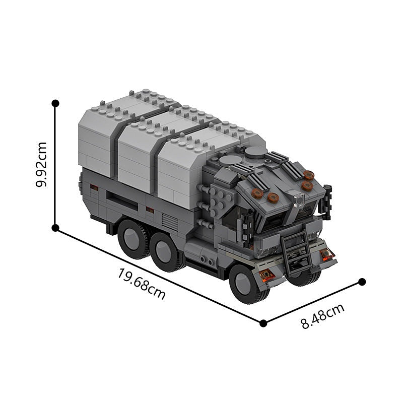 Futuristic Military Truck MOC Building Kit | Advanced Tactical Vehicle - 4