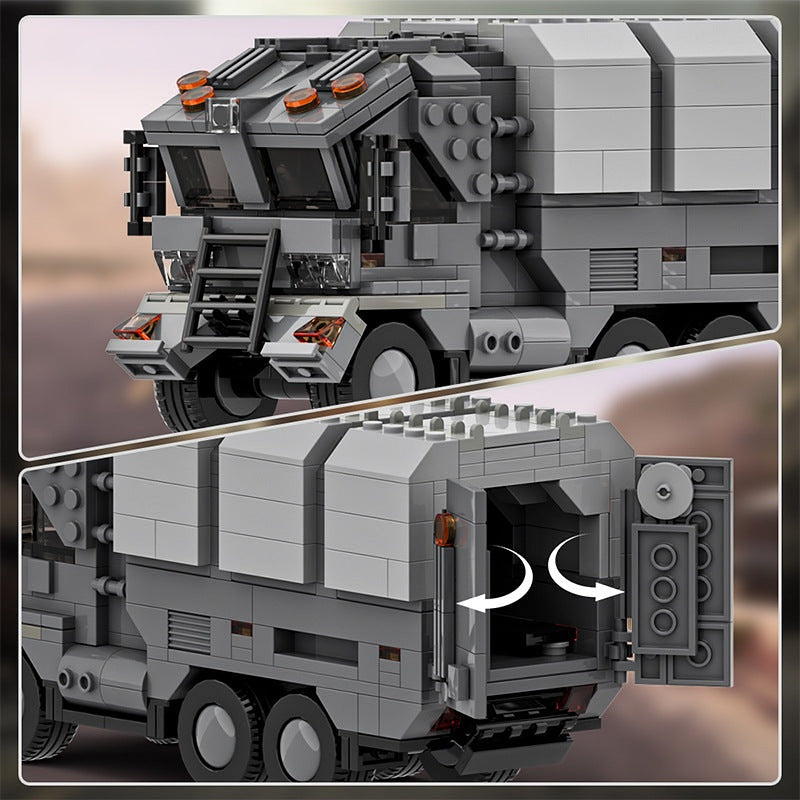 Futuristic Military Truck MOC Building Kit | Advanced Tactical Vehicle - 6