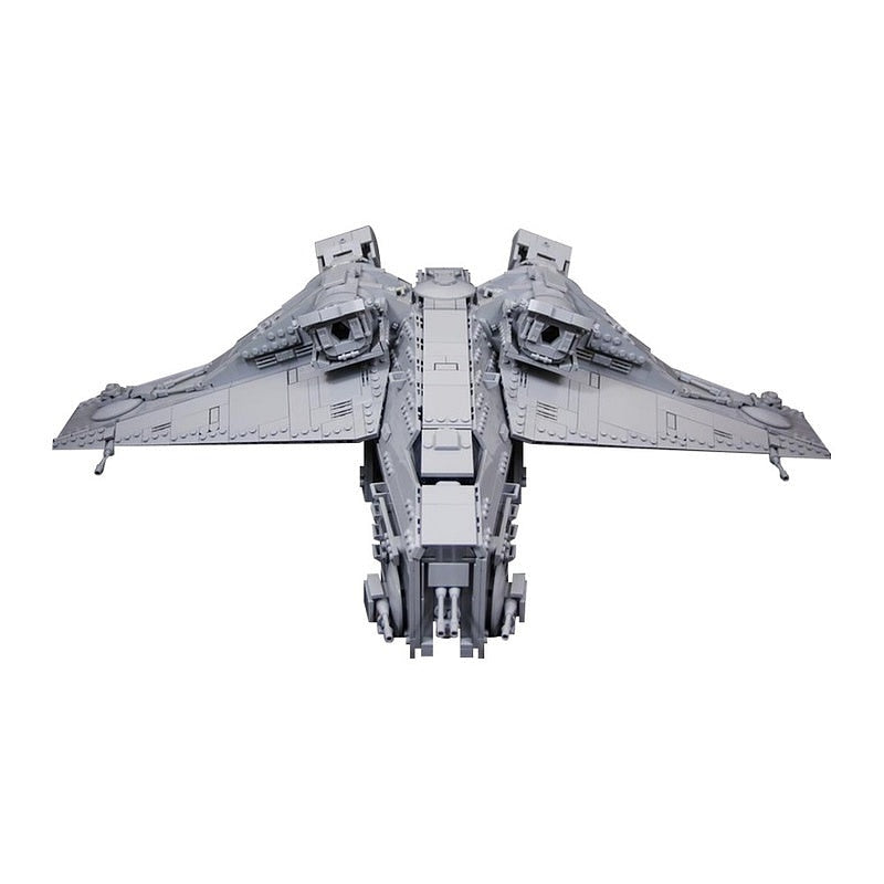 Futuristic Orbital Assault Gunship MOC Building Kit - 2