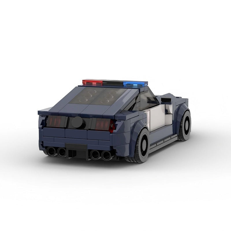 Futuristic Police Interceptor MOC Building Kit | Sci-Fi Vehicle Model - 5