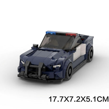 Futuristic Police Interceptor MOC Building Kit | Sci-Fi Vehicle Model - 6