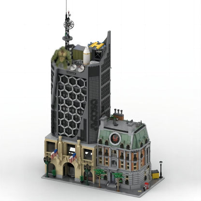 Futuristic Research Skyscraper & Lab MOC Building Kit - 1